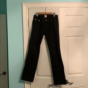 Black straight cut Valentino jeans